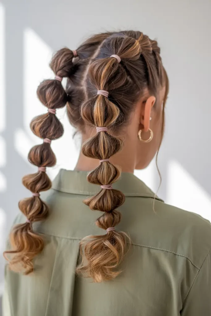 18.two pigtails hairstyles with extensions