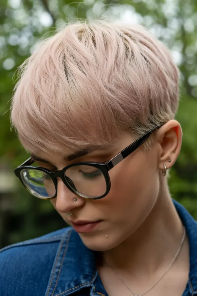 19.sleek A line pixie