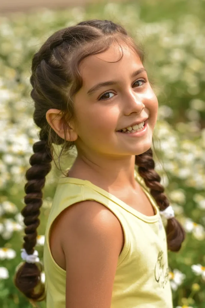 21.twistwed two pigtails hairstyles