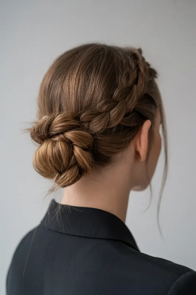 26.french twist bun