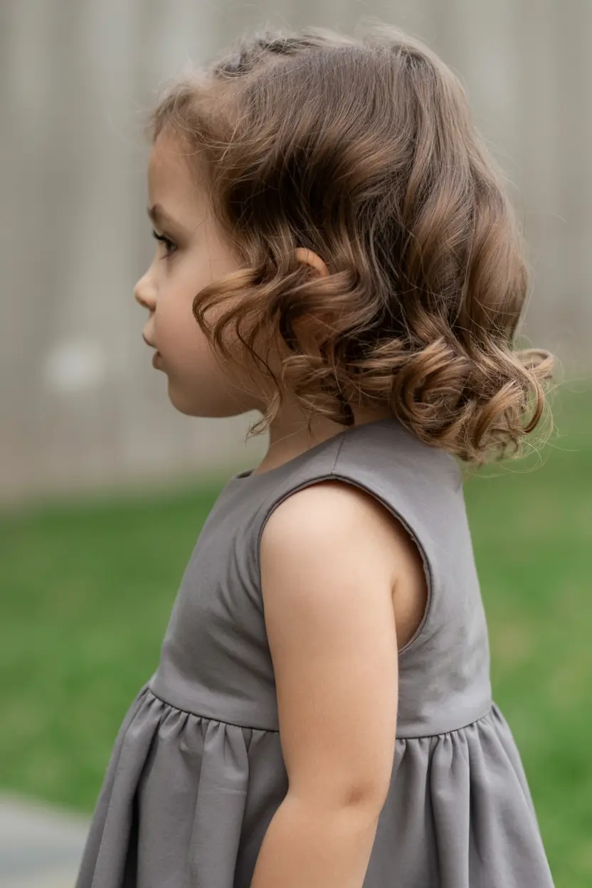 34. messy short curls