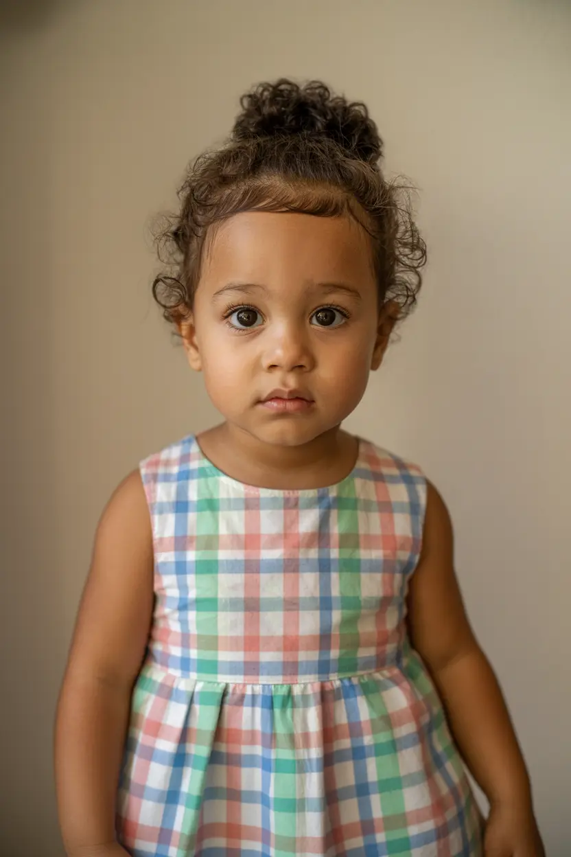 37. curly top knot