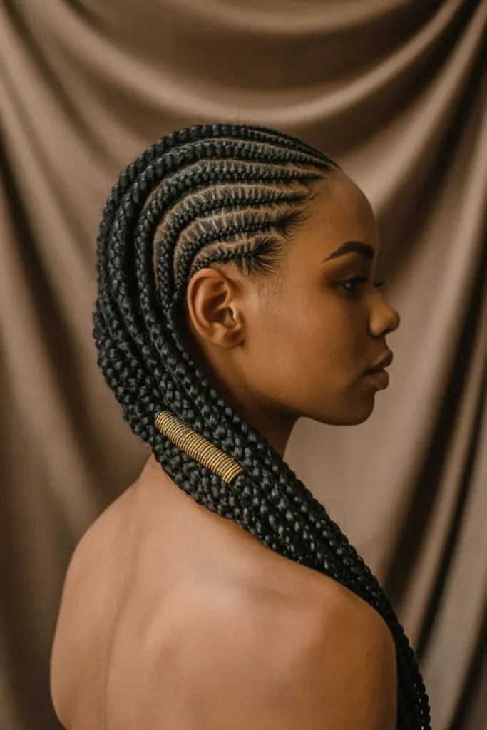 4.flip over fulani braids