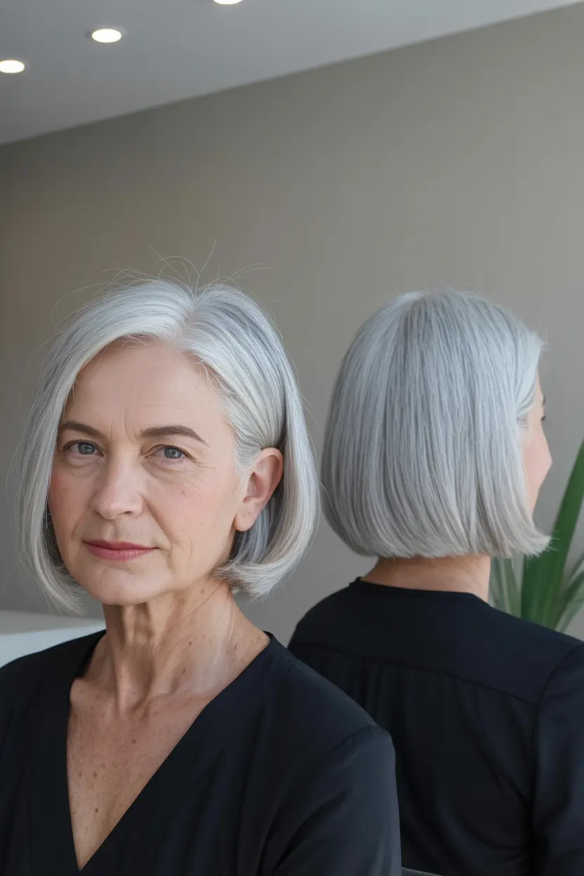 42. ear length bob