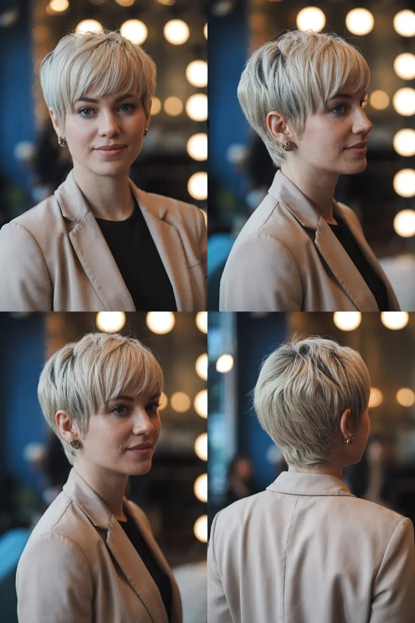 5. pixie with eyebrow skimming bangs