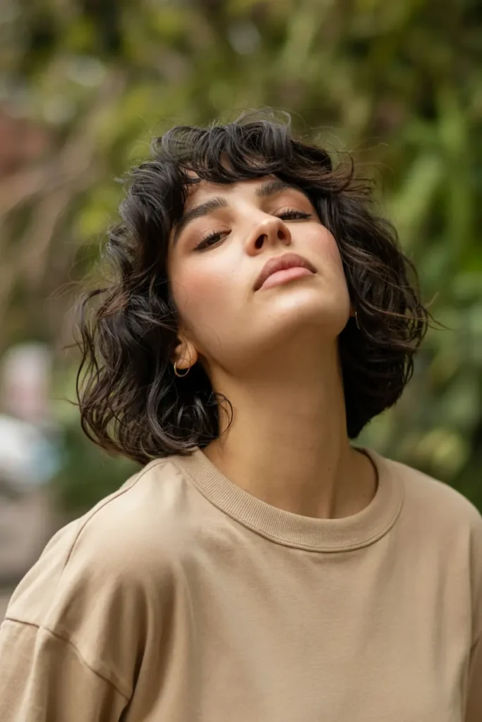 5.big volume curly bob