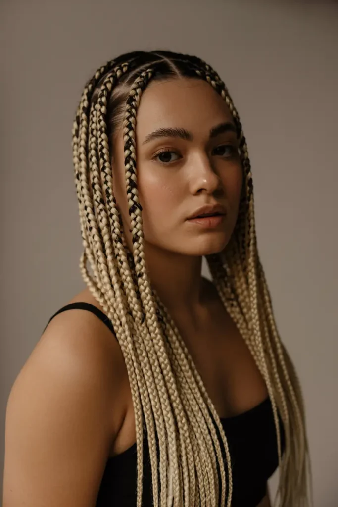 5.bora bora knotless braids