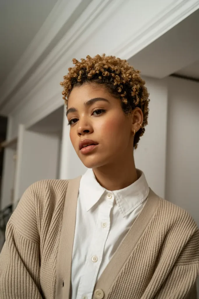 74.tight curls for extra short haircut 1