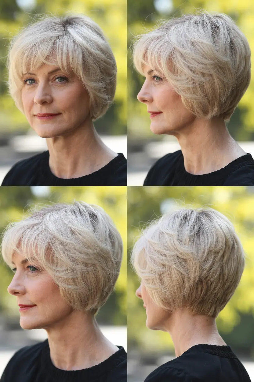 8. bixie bob with long bangs