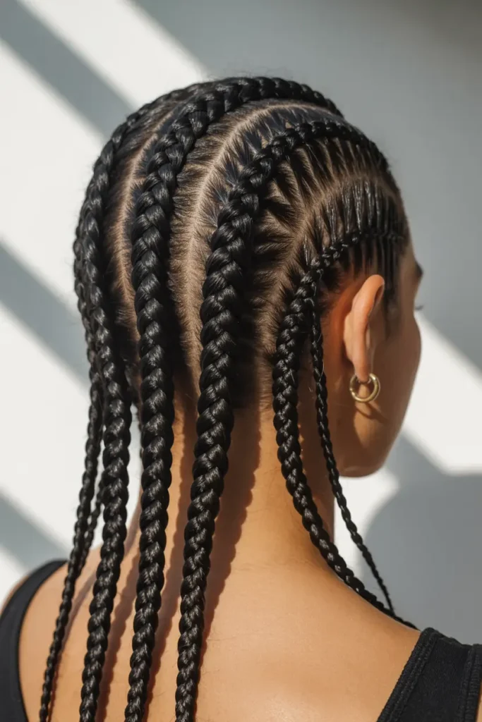 8.tribal scalp braid patterns