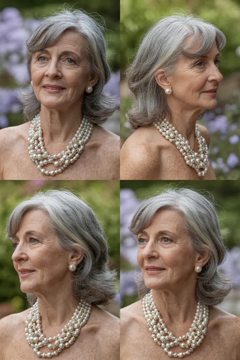 83.wispy bangs hairstyles with bangs for older women