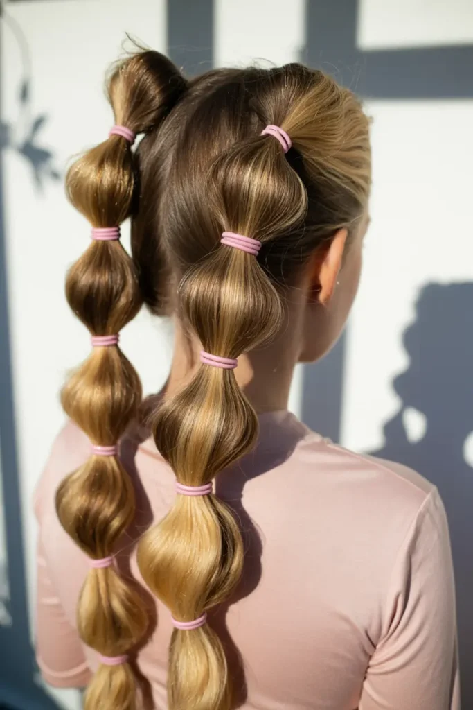 9.bubble ponytail
