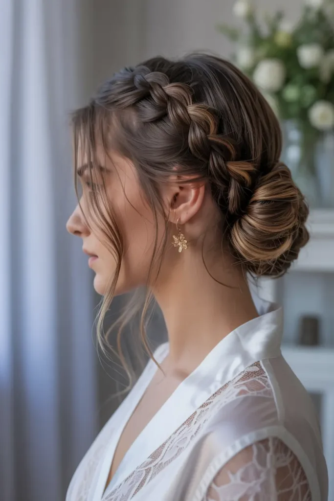 9.textured updo wedding hair