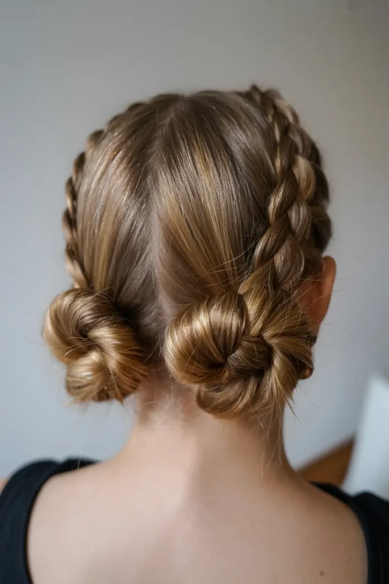 25 Everyday Braided Pigtail Buns with a Stylish Twist