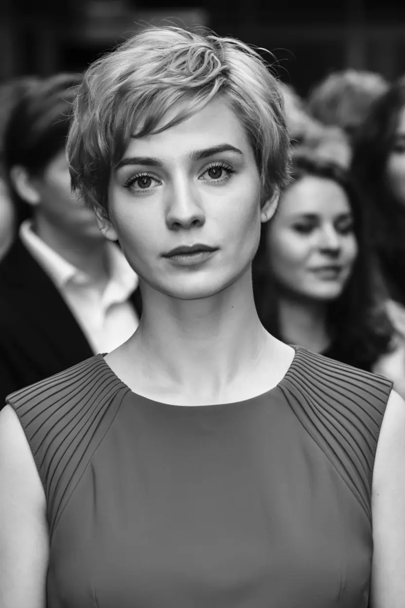 1.pixie cut