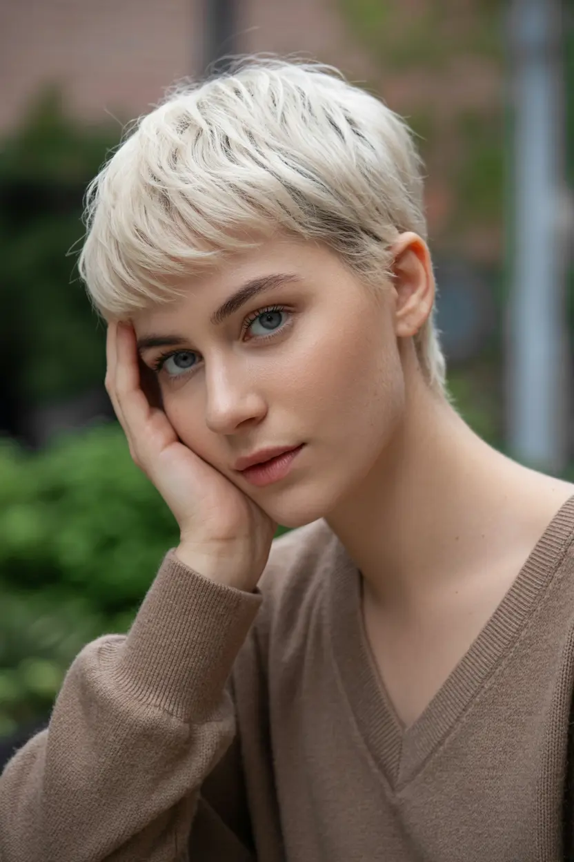 10.casual tousled style