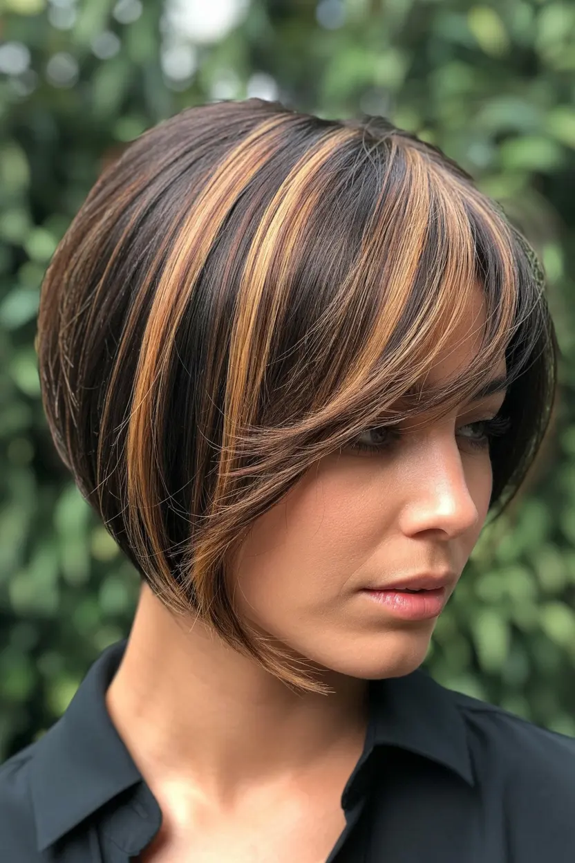11.classic pixie with long fringe
