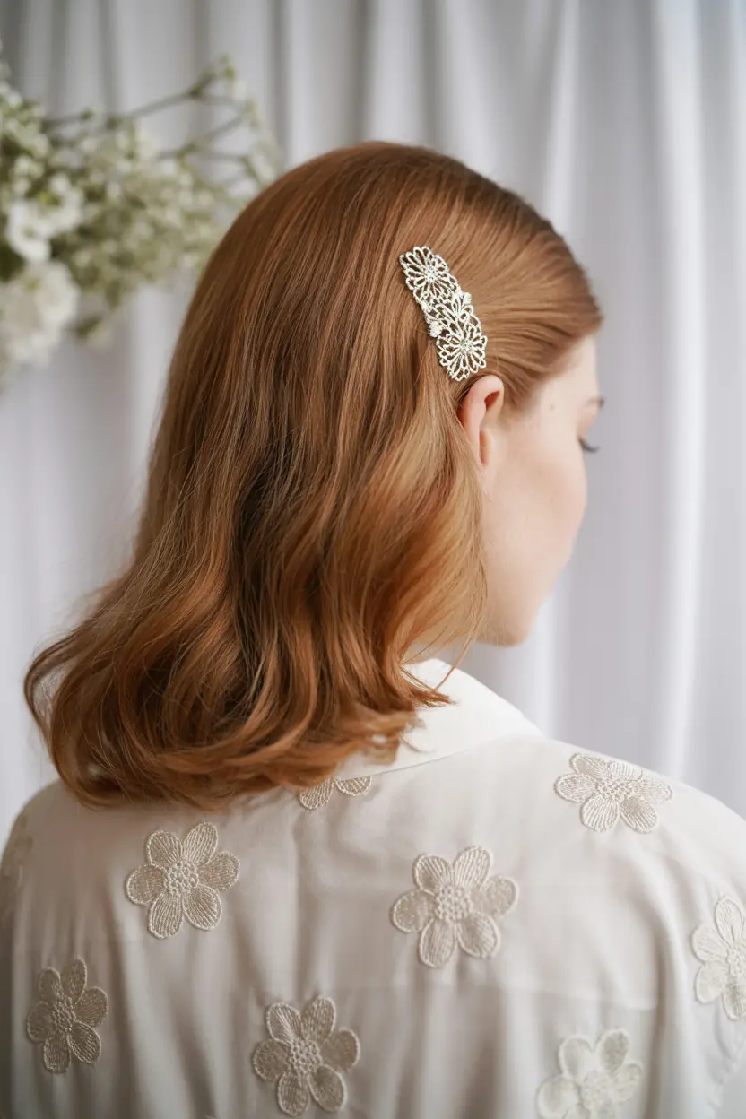 12.simple pin wedding hairstyle