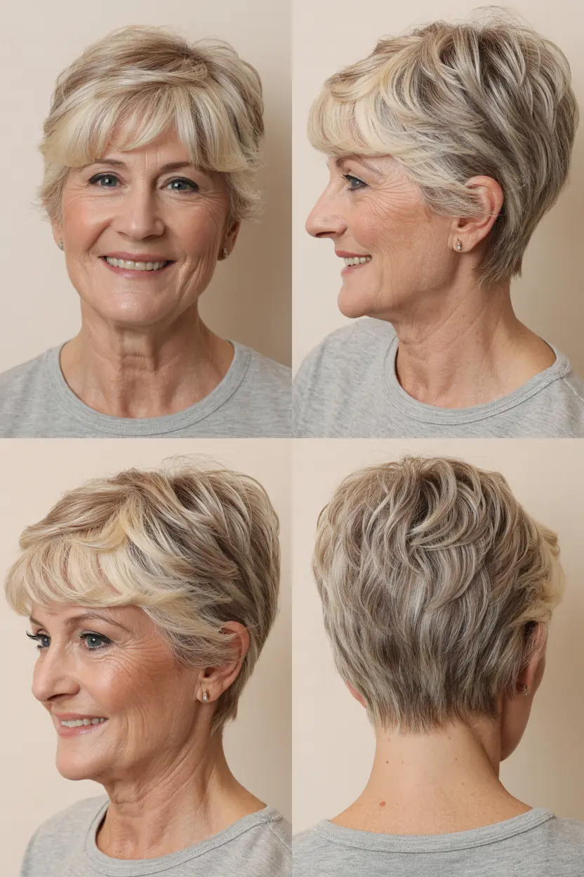 13.lived in pixie cut with fringe