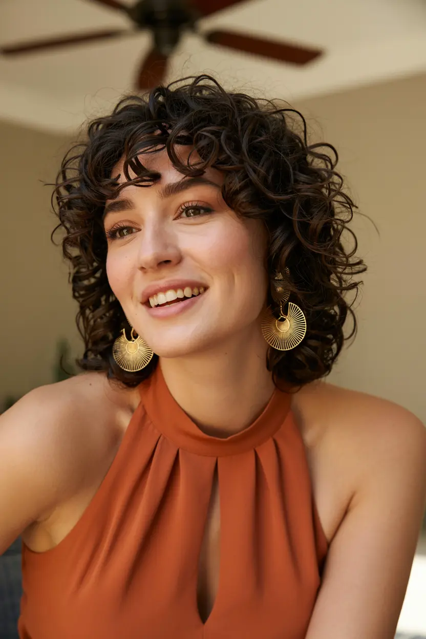 130.corkscrew curls