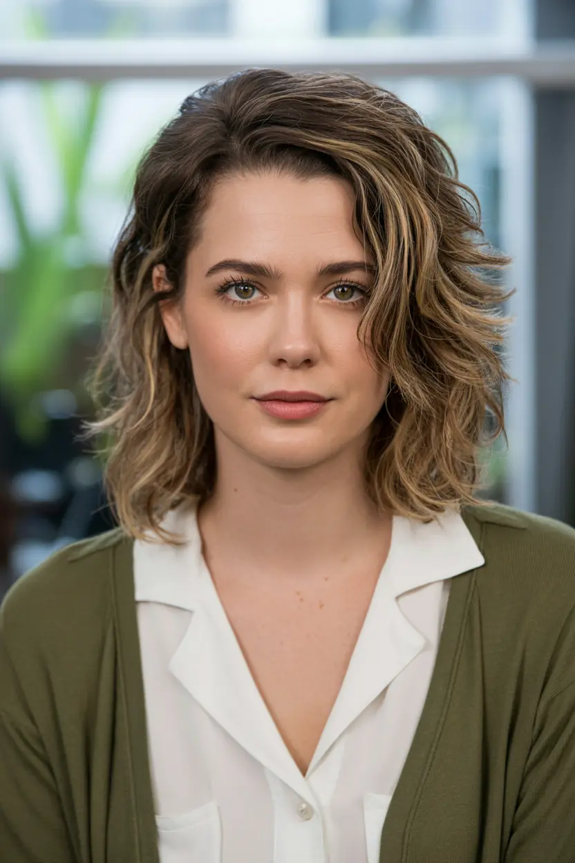 14.loose and messy curly waves