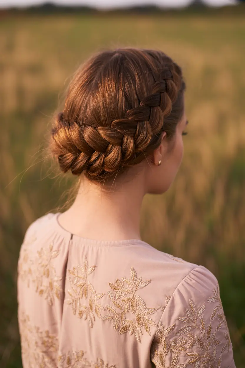 14.minimalist low bun