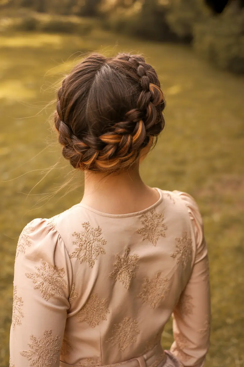 15.statement braid updo