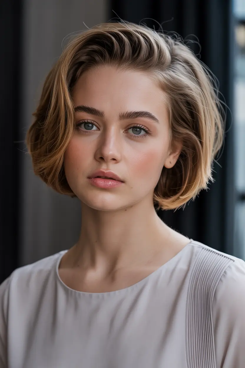 17.voluminous pompadour