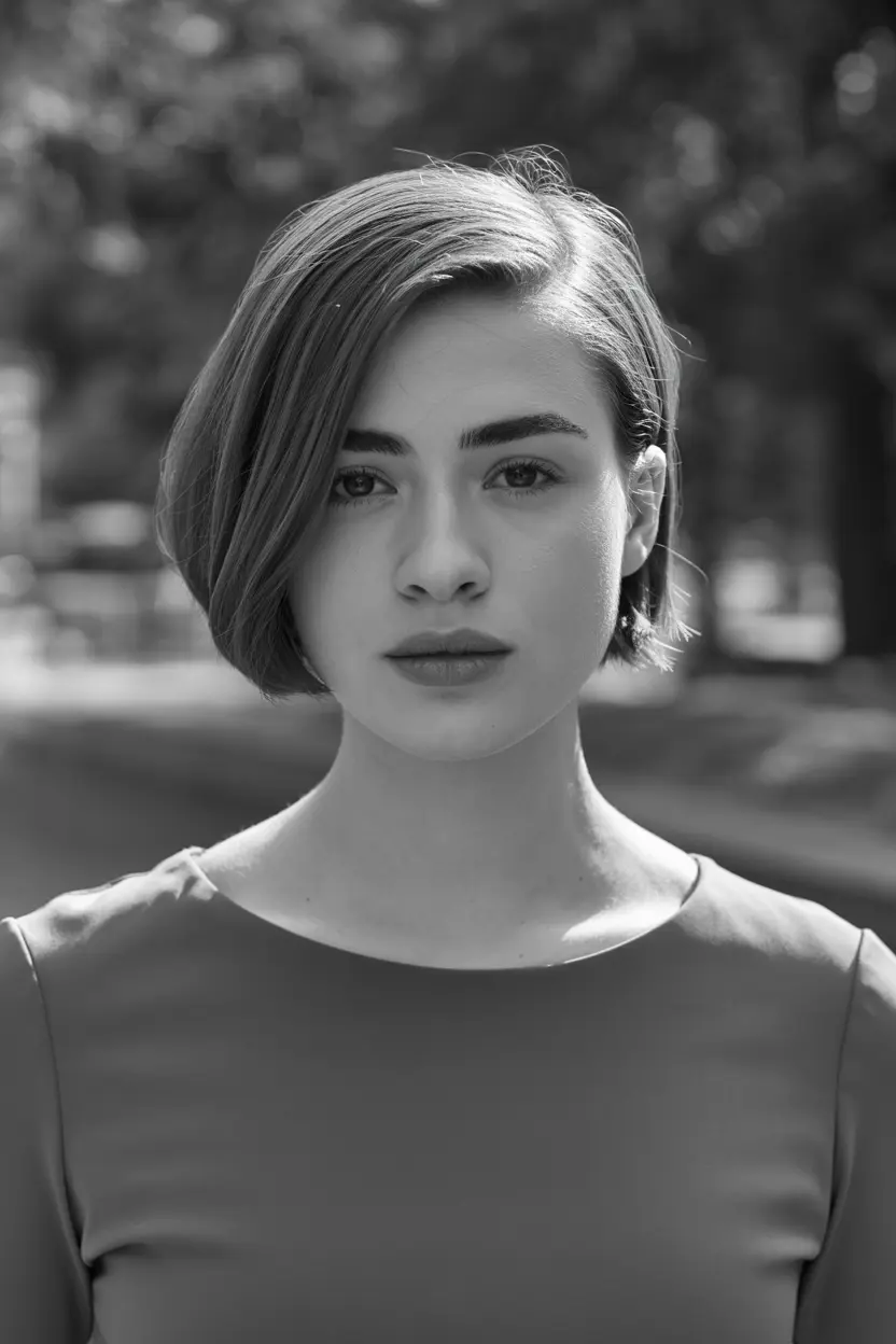 18.chin length bob