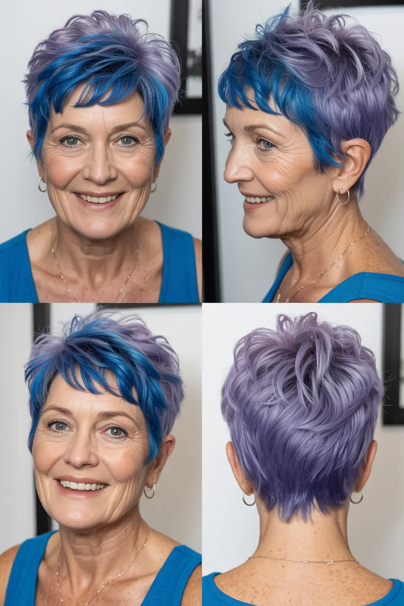 19.blue and purple