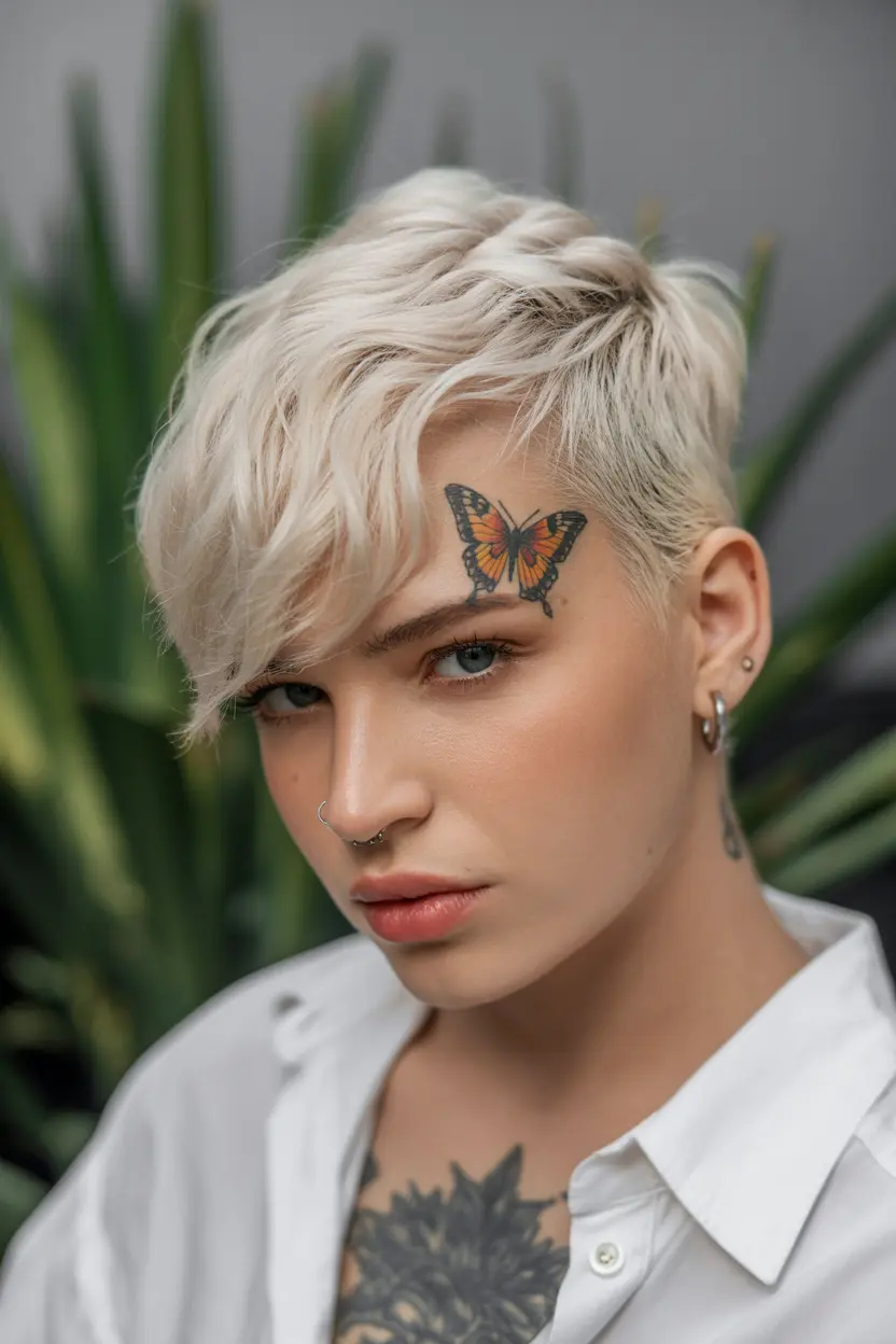 19.v shaped butterfly hairstyle