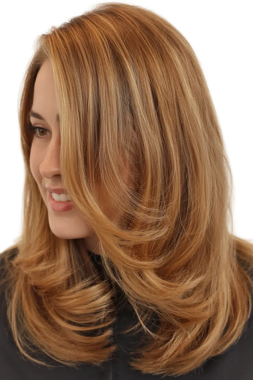 2.honey balayage level 6