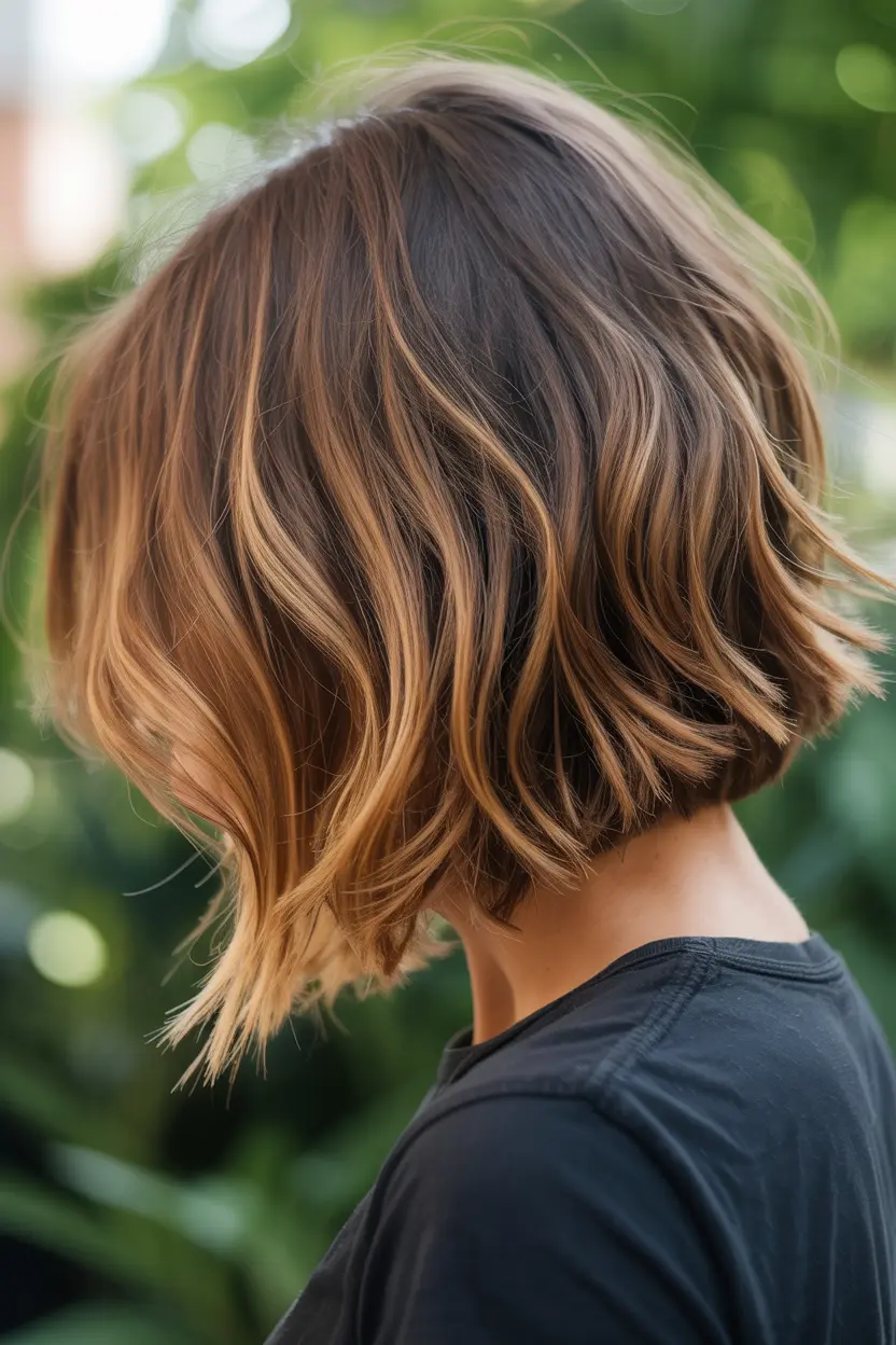 20.stacked and angled A line bob