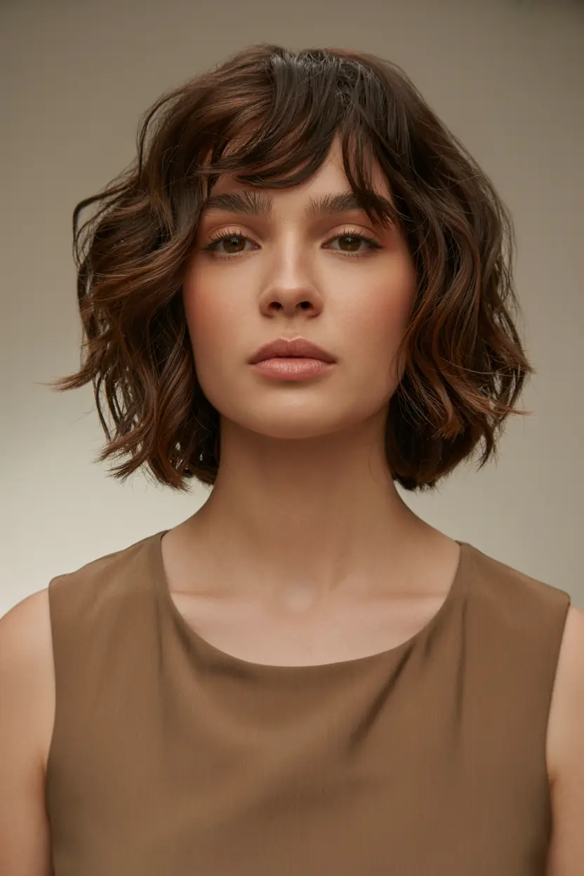 22.shoulder length shag