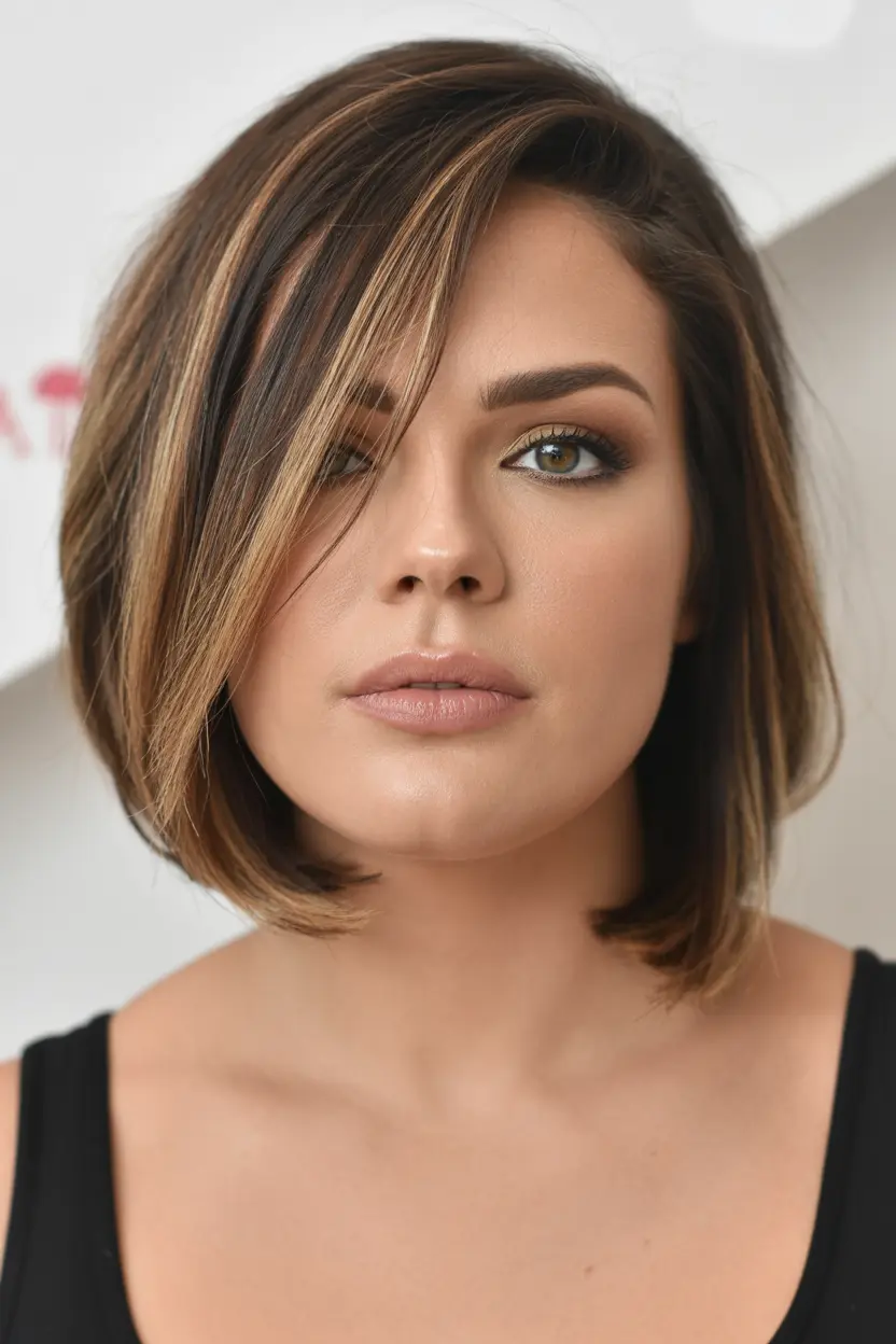 25.lob with caramel streaks