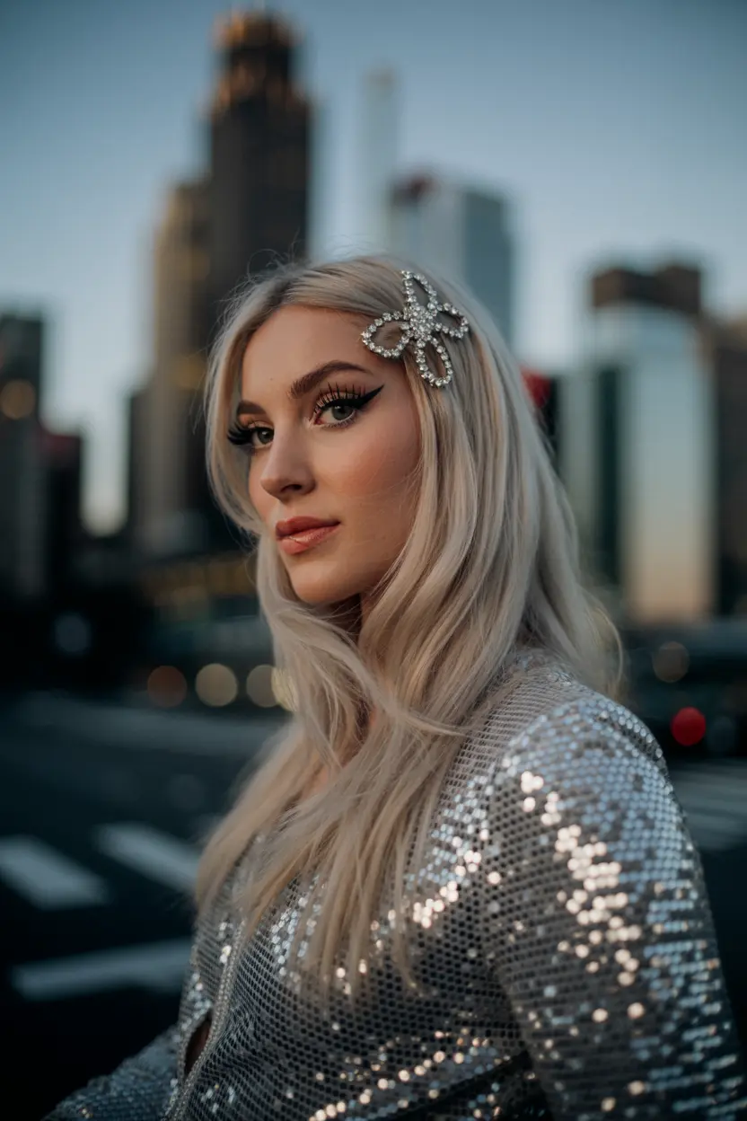 34. bling bling hair or bedazzled hair