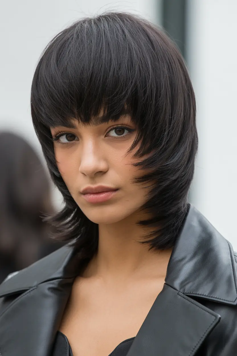 36.chic butterfly haircut for bold look