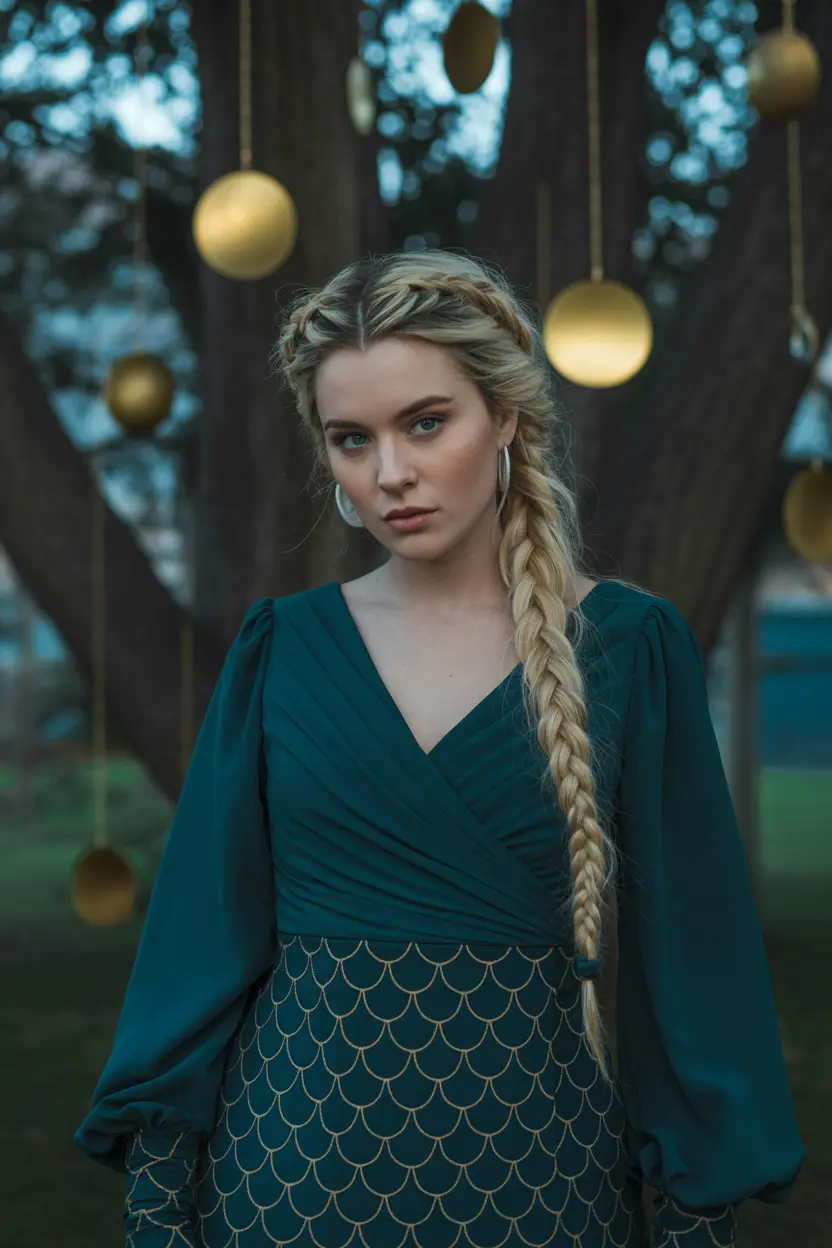 38.criss cross loop braid