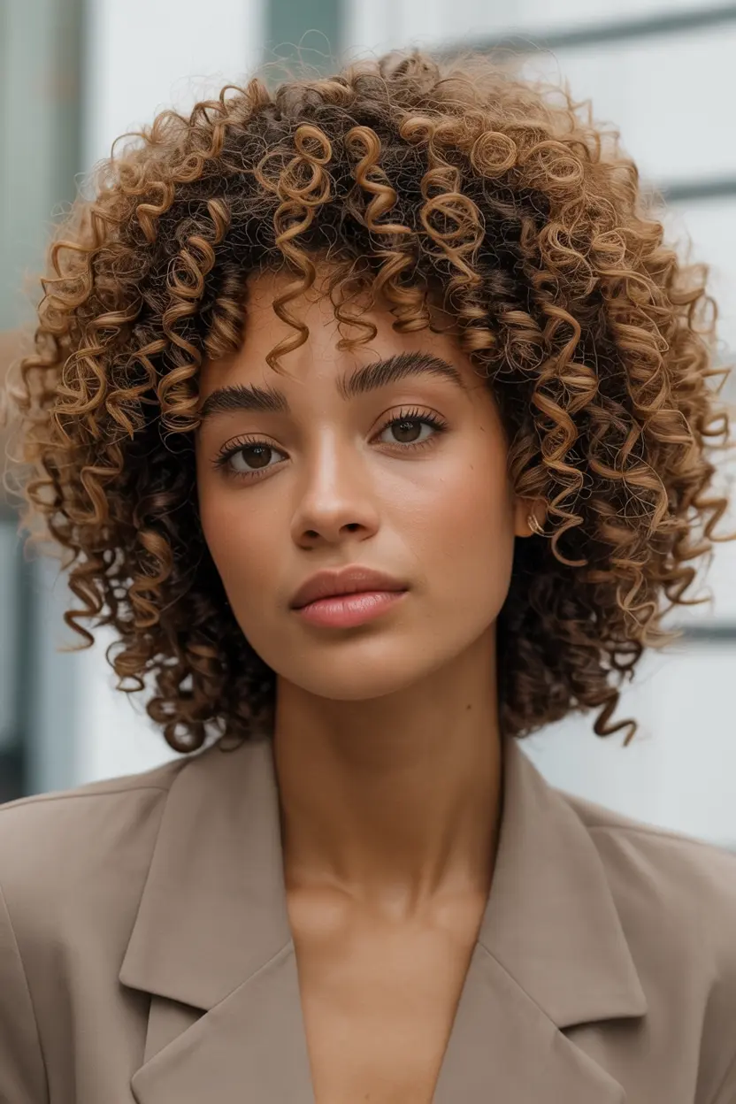 38.curly afro