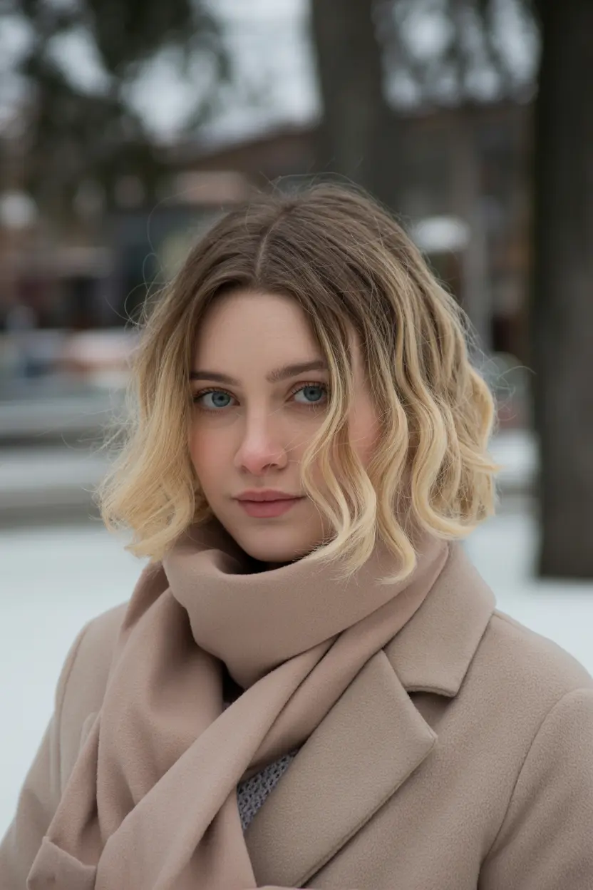 39.bob butterfly cut with natural waves