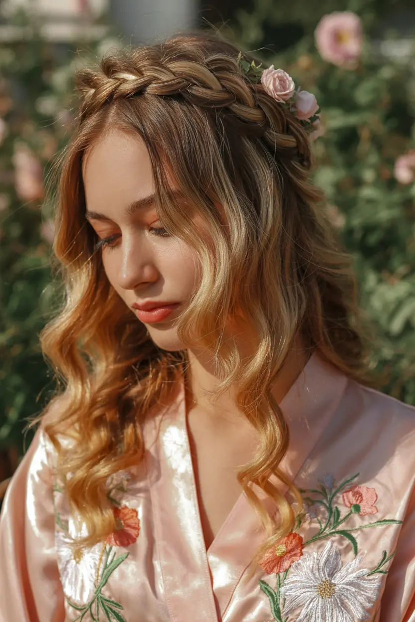 4.braided crown style