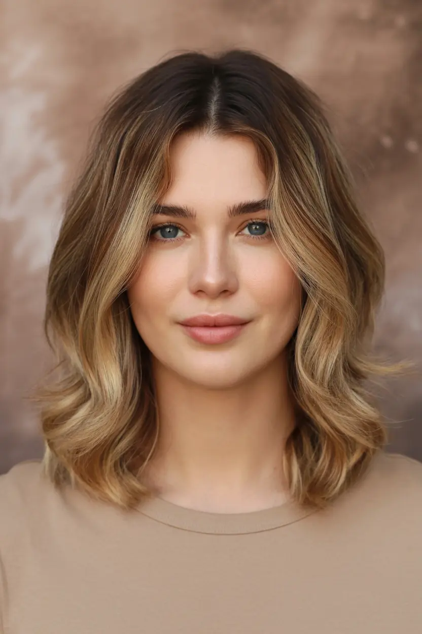 41.medium layered hairstyle for thick hair