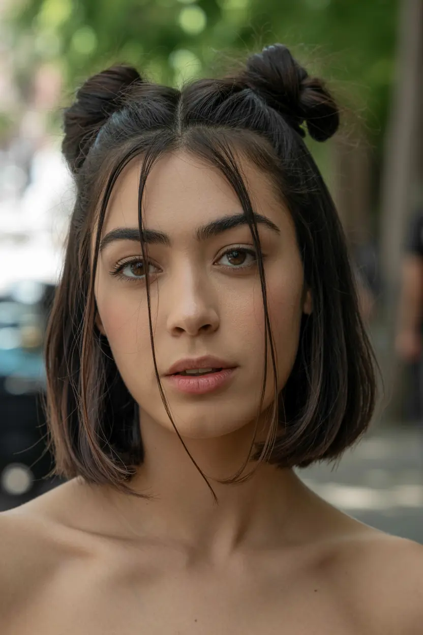 43.soft butterfly hairstyle for thick hair