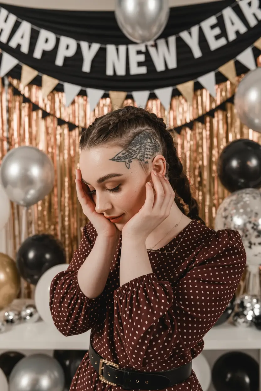 44.hair tattoos