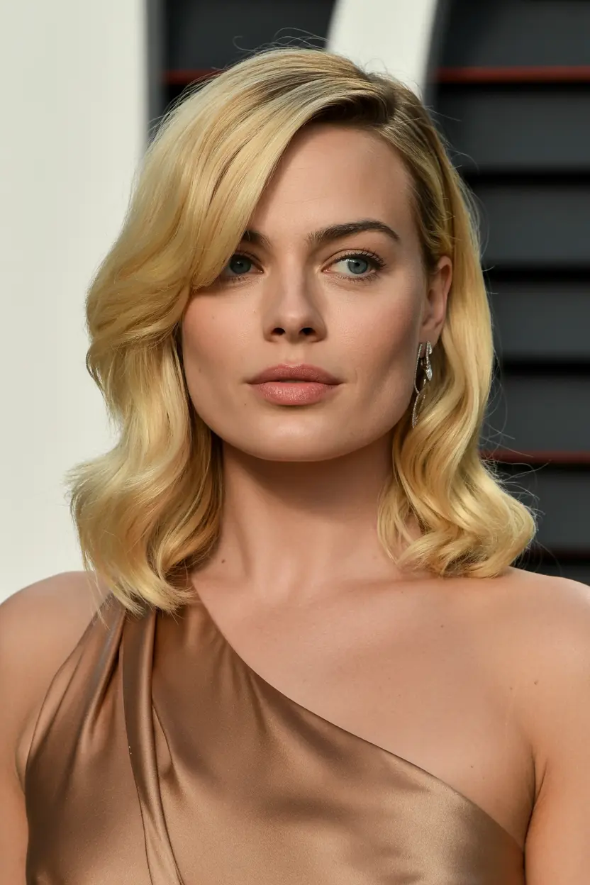 44.tousled inverted wavy lob