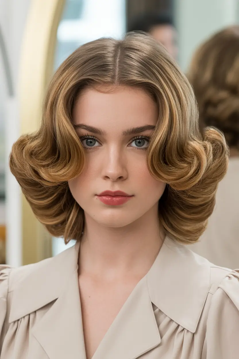 44.vintage inspired butterfly haircut