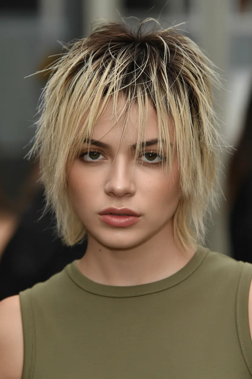 45.messy layered style
