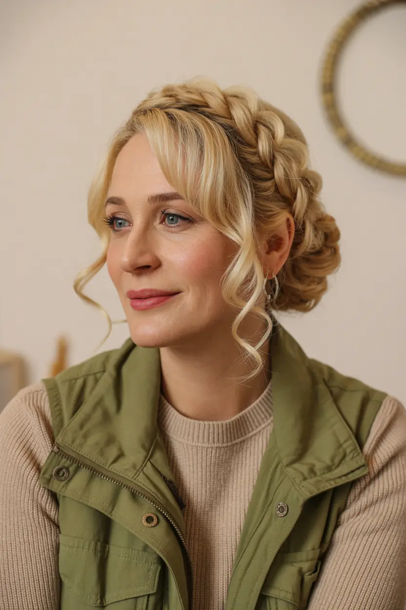 46.youthful looking updo