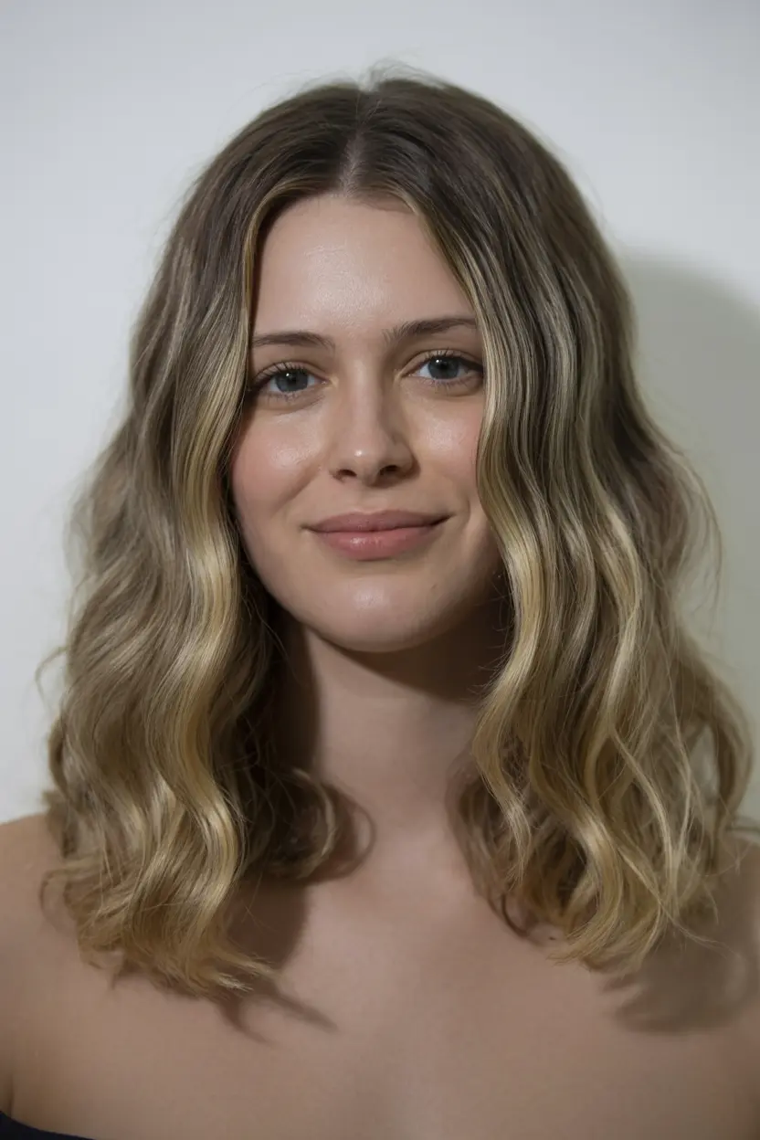 47.long wavy haircut