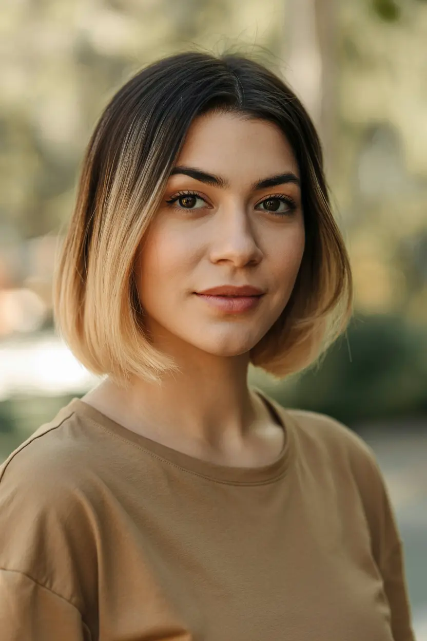 49.rounded collarbone bob